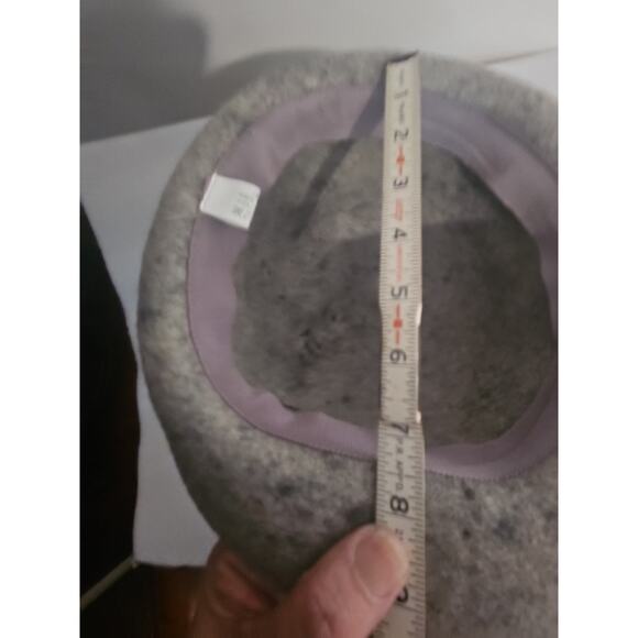 VTG Super Rare Hat Cap Unisex Gray 7 1/2 Diameter 100% Wool 23 1/2 - 24 1/2Head main image 7